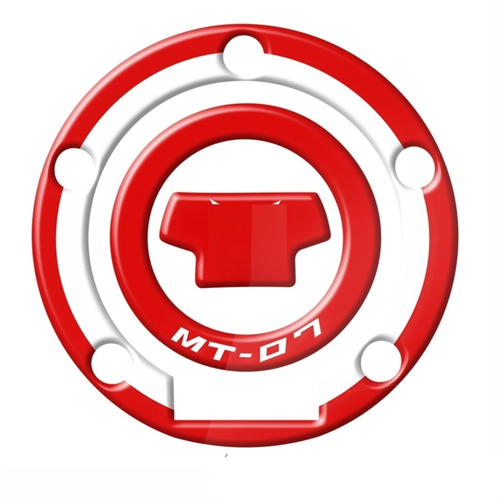 Motorcycle Fuel Tank Cap Sticker for Yamaha MT MT-07 MT-09 MT07 MT09 FZ-07 FZ-09 Decorative Protector Tank Sticker(Color1)