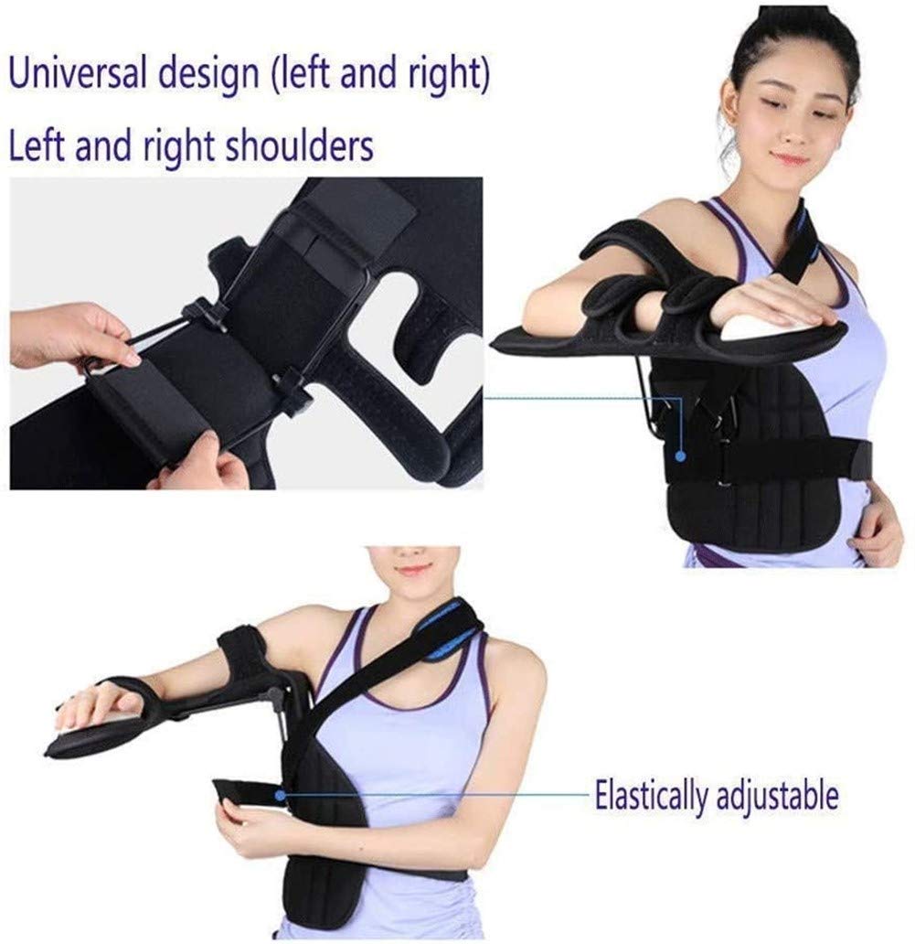 Cabestrillo para brazo Soporte para hombro Eslinga para abducción de hombro Inmovilizador de manguito rotador Soporte de soporte para manguito rotador totalmente ajustable y soporte para cod