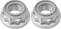 2PCS Axle Nut Driveshaft Spindle Nuts for VW Jetta Golf Beetle Passat Audi TT OEM N90587602 M20x1.5