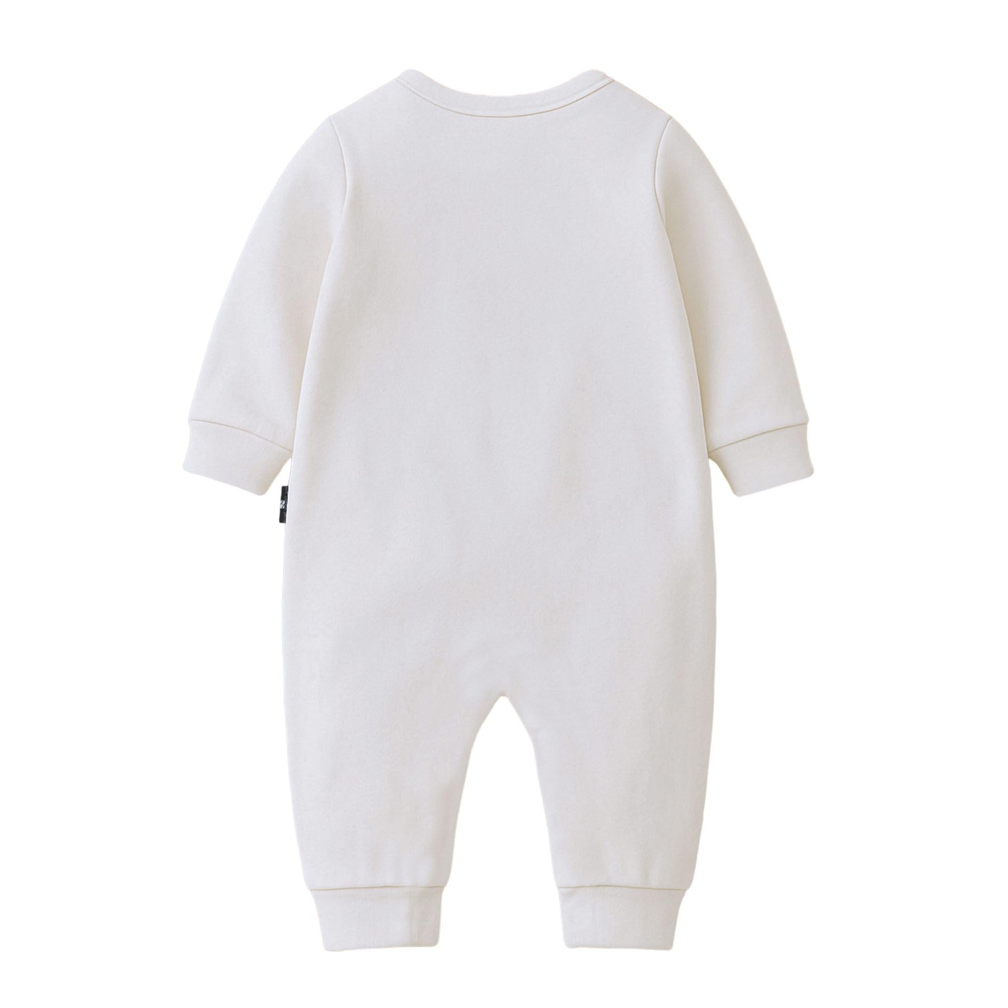 The Peppy Tend Baby Romper for Boys & Girls | 100% Cotton Full Sleeve Onesie Jumpsuit Dada Dadi's Little Rasgulla | New Born Outfit (0-12 Months) (White, 6-9Months) 2