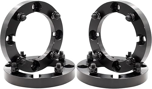 Miniatura 10 de Wheel Accessories Parts 2 piezas de espaciadores de rueda para ATV UTV de 4 en 156 mm 4x156 mm, 1 pulgada de espesor, 130 mm de buje, perno de rosca