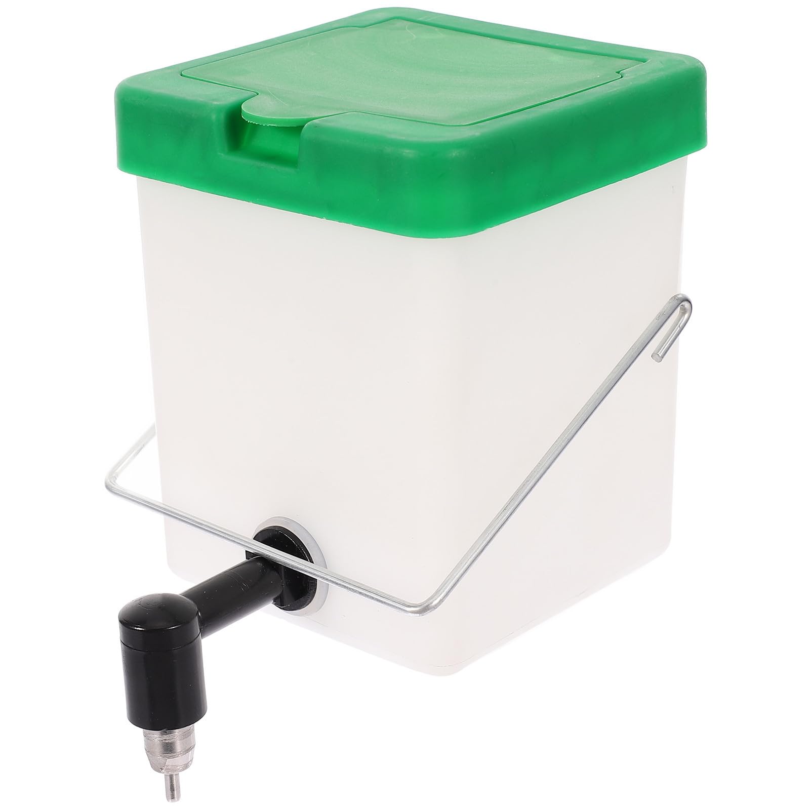 Homoyoyo Dispensador de Agua Automático para Conejos de 500ml, Botella Colgante de PVC de Color, Desmontable para Fácil Limpieza en Jaulas de Conejos