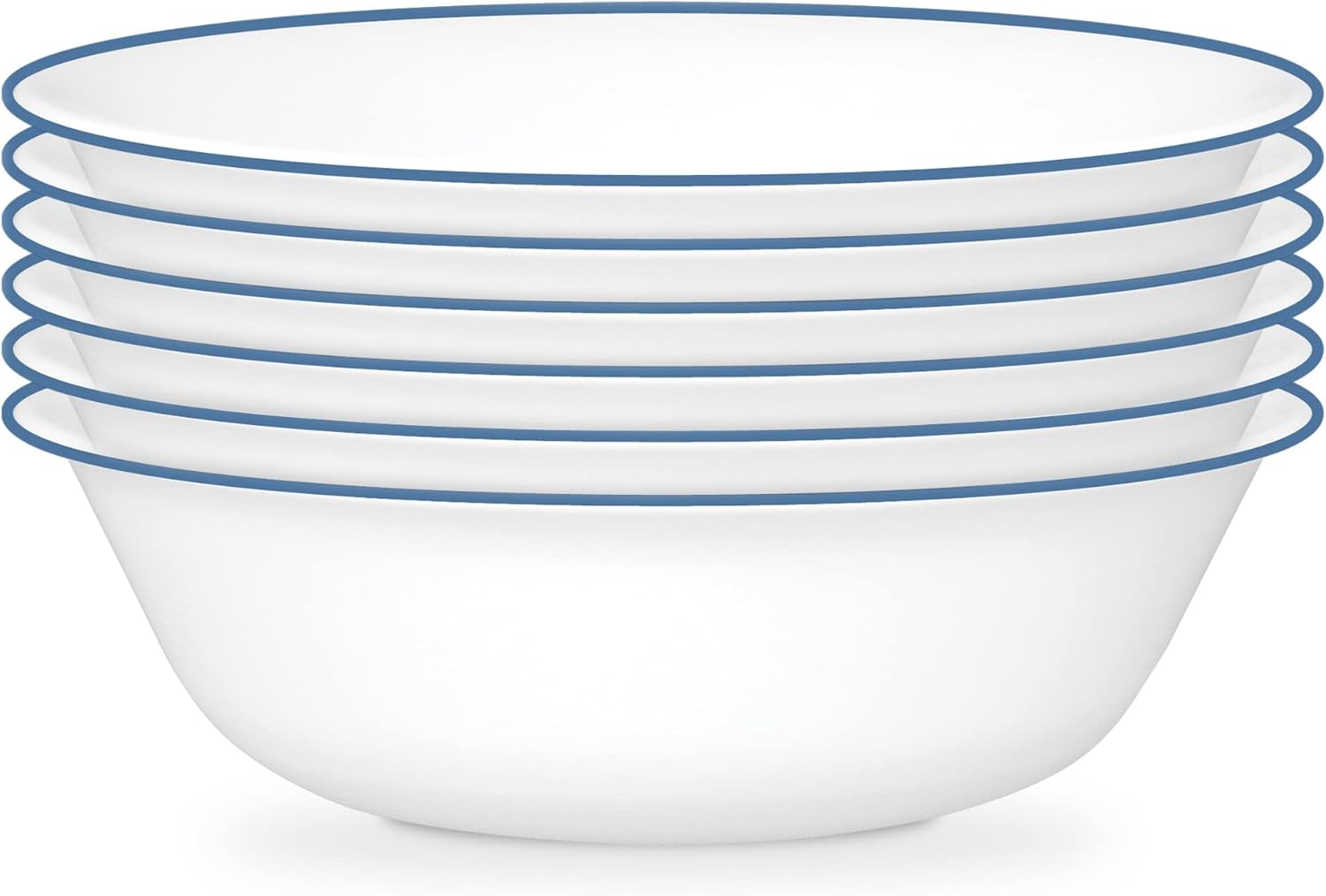 Corelle 6Piece 18oz Round Bowls, Vitrelle Triple Layer