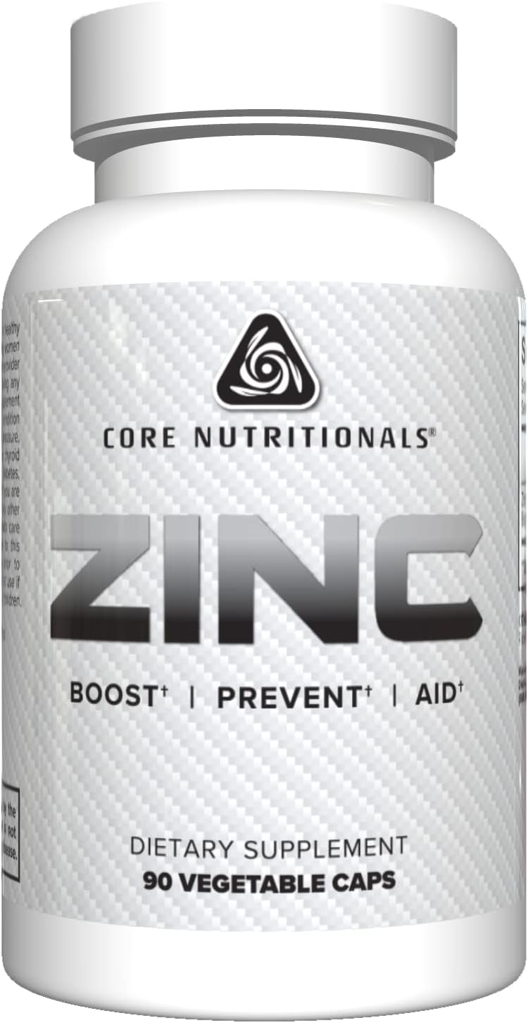 Core Nutritionals Zinc, Supports Immune System Function