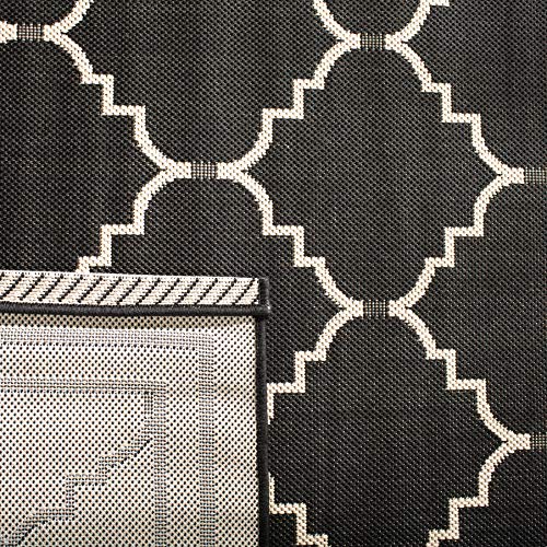 Tapete decorativo SAFAVIEH 2' x 3'7" negro y crema miniatura 4