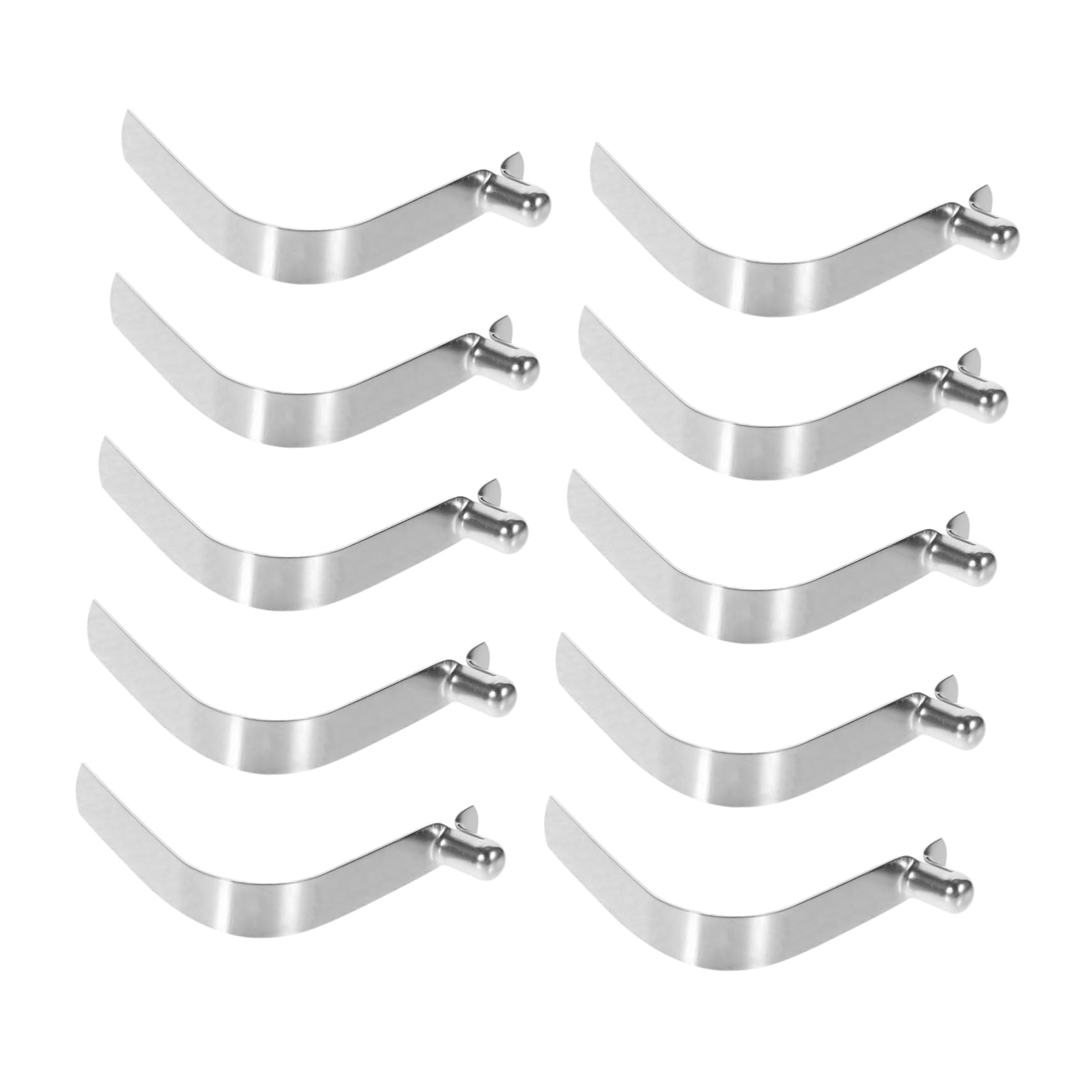 IWOWHERO Adjustable Spring Clip Shrapnel Buckle for Tent Pole 6mm Snap Clip Paddle Spring Snap