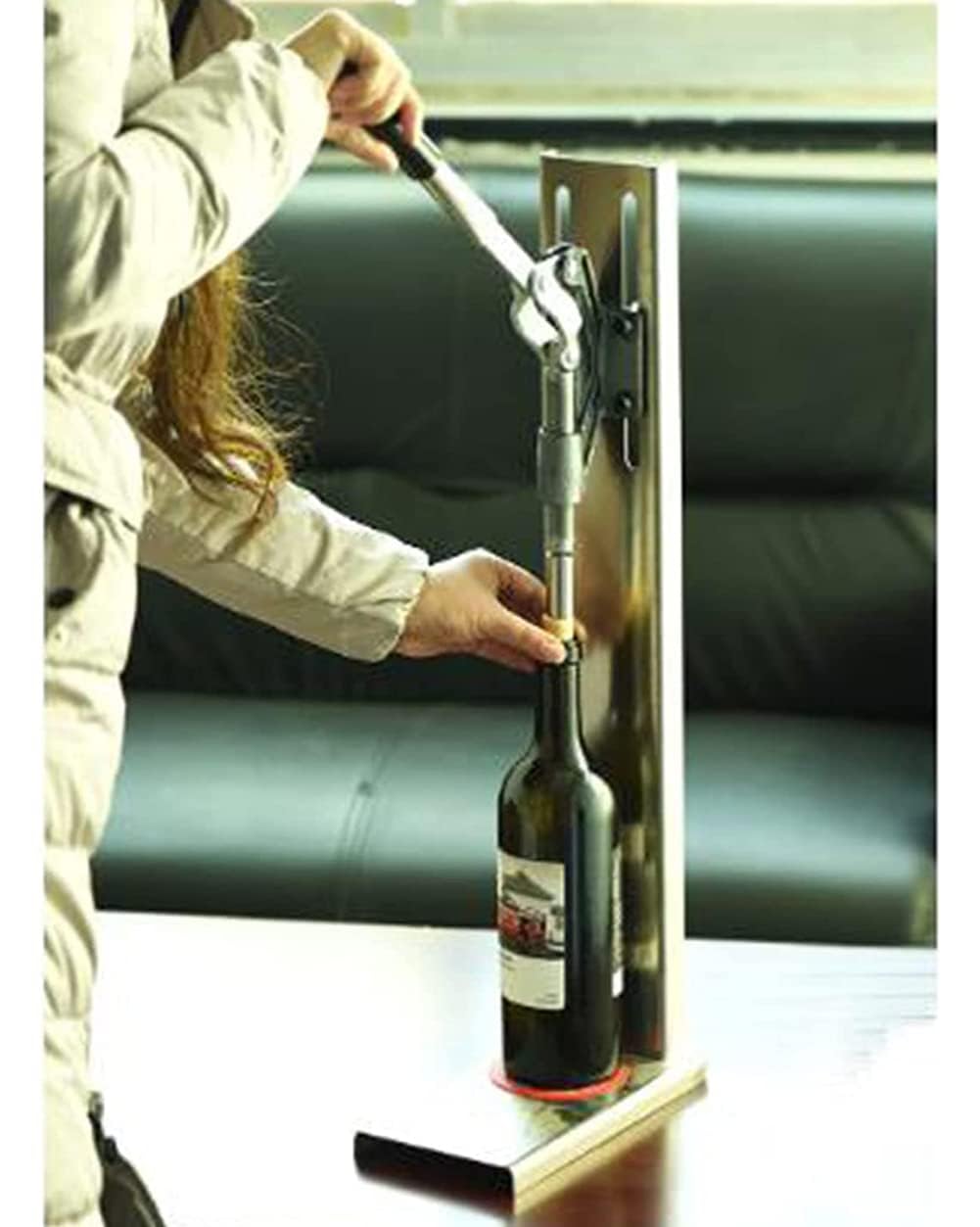 Manuelle Flaschenverschließmaschine für selbstgebrautes Bier und alkoholfreie Getränke, robustes Presswerkzeug