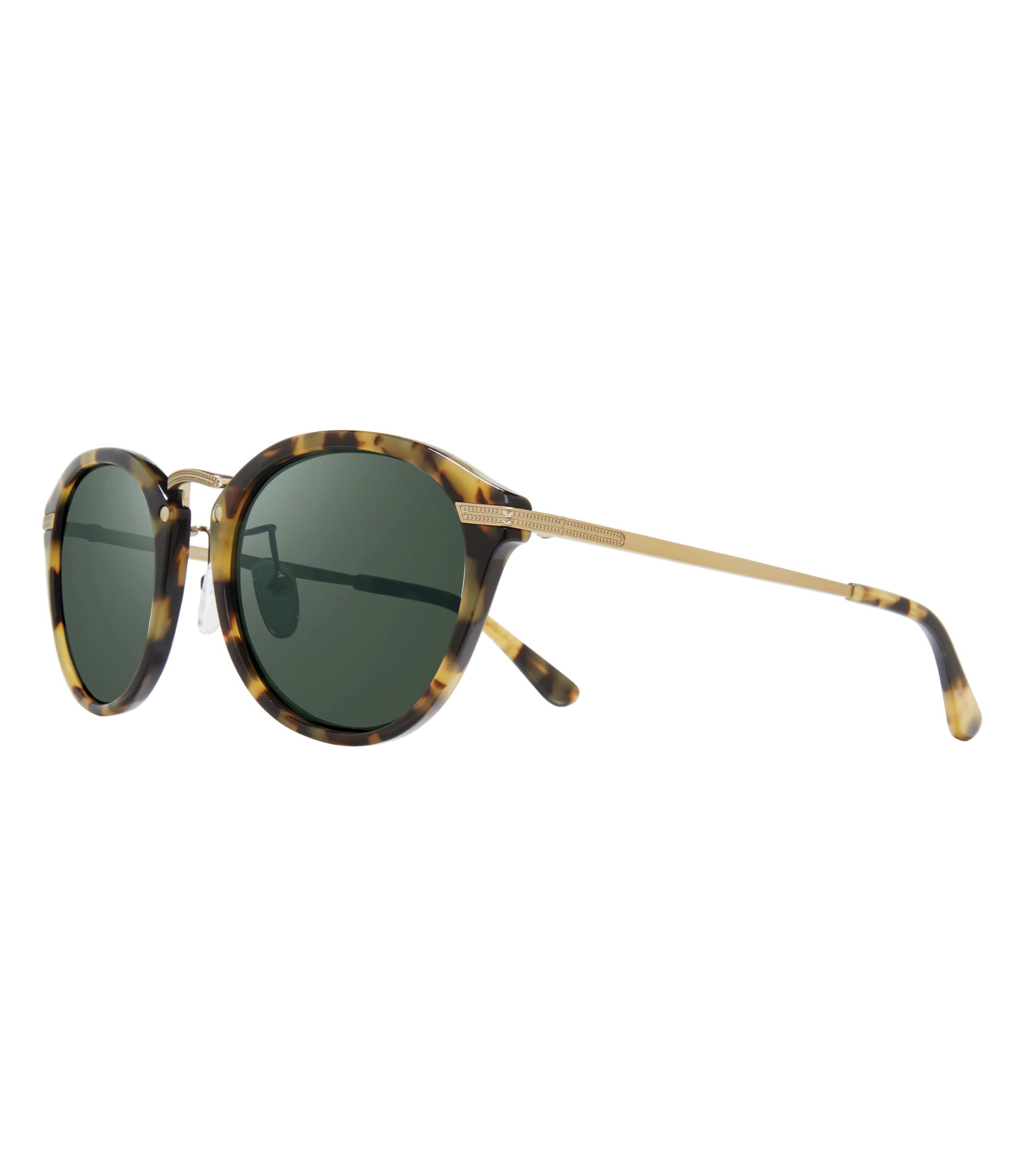 Revo Sunglasses Quinn Polarized Crystal Glass Lens with Round Frame