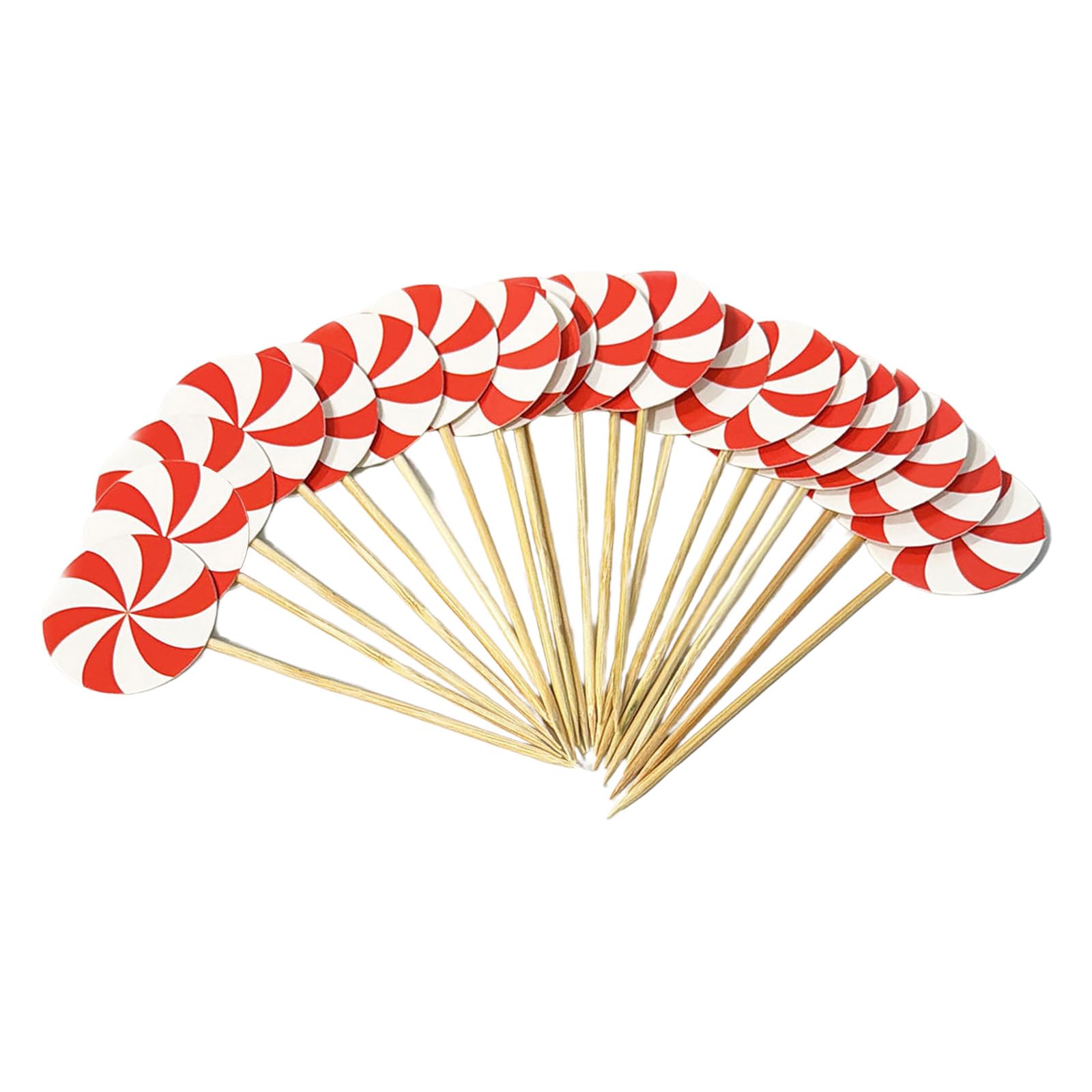 Tsophreniq Sturdy Wooden Party Cake Decorations Sustainable Baking Tools Dessert Signage for Festival Celebration Cake Toppers