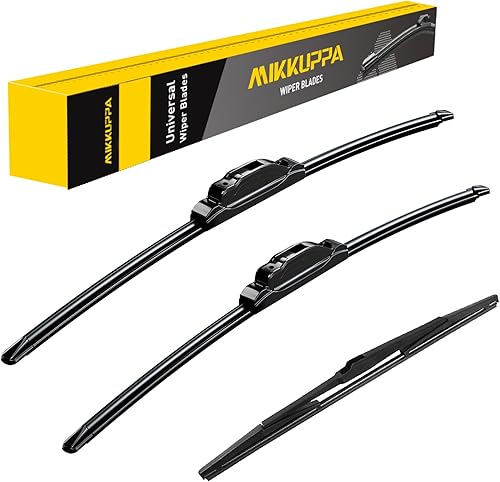 Vista 90 de MIKKUPPA Limpiaparabrisas de 26 pulgadas + 23 pulgadas + 12 pulgadas, repuesto para Mercedes-Benz 2013-2016 GL350 GL450, 2012-2015 ML350 ML550 ML63