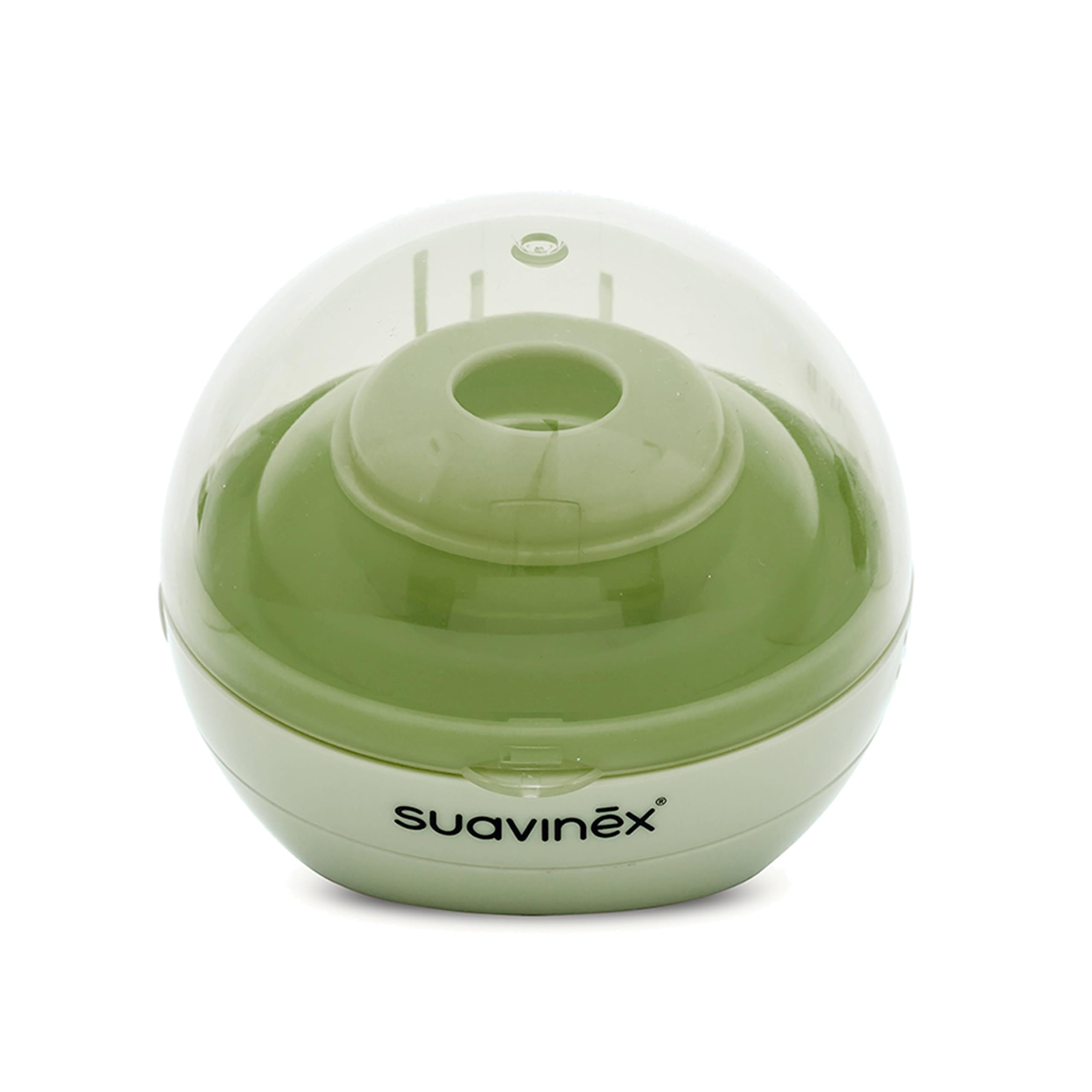 Suavinex sterilizzatore portatile per ciucci con luce UV, elimina il 99% dei germi in 3 minuti, funziona con batterie o USB,senza agenti chimici, ottimo per viaggiare, Duccio Verde
