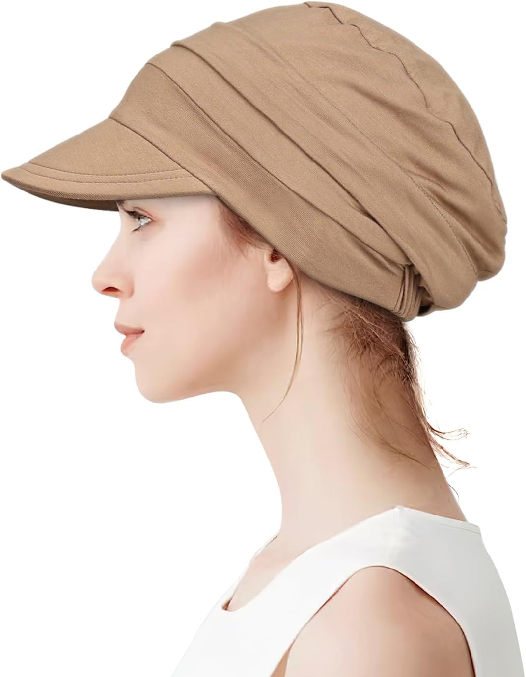 Alnorm Super Soft Breathable Viscose Slouch Hat Oversized Baseball Cap for Women - Image 2