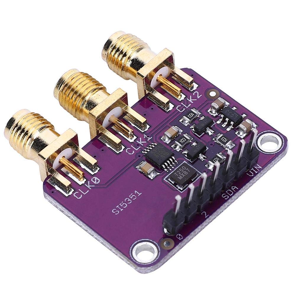 Scheda di Breakout del Generatore di Clock, CJMCU-5351 Si5351A Clock Splitter Generator Signal Component 8KHz-160MHz Componente Elettronico