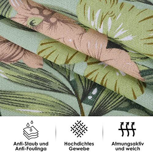 Yogepote Garden Green Floral Table Runner, Spring Summer Seasonal Rectangle Tablecloth, Kitchen Dinning Tabletop Decoration, Fabric Table Cover For Outdoor And Indoor Use, 13 X 70 Inch (Green) #TOP4