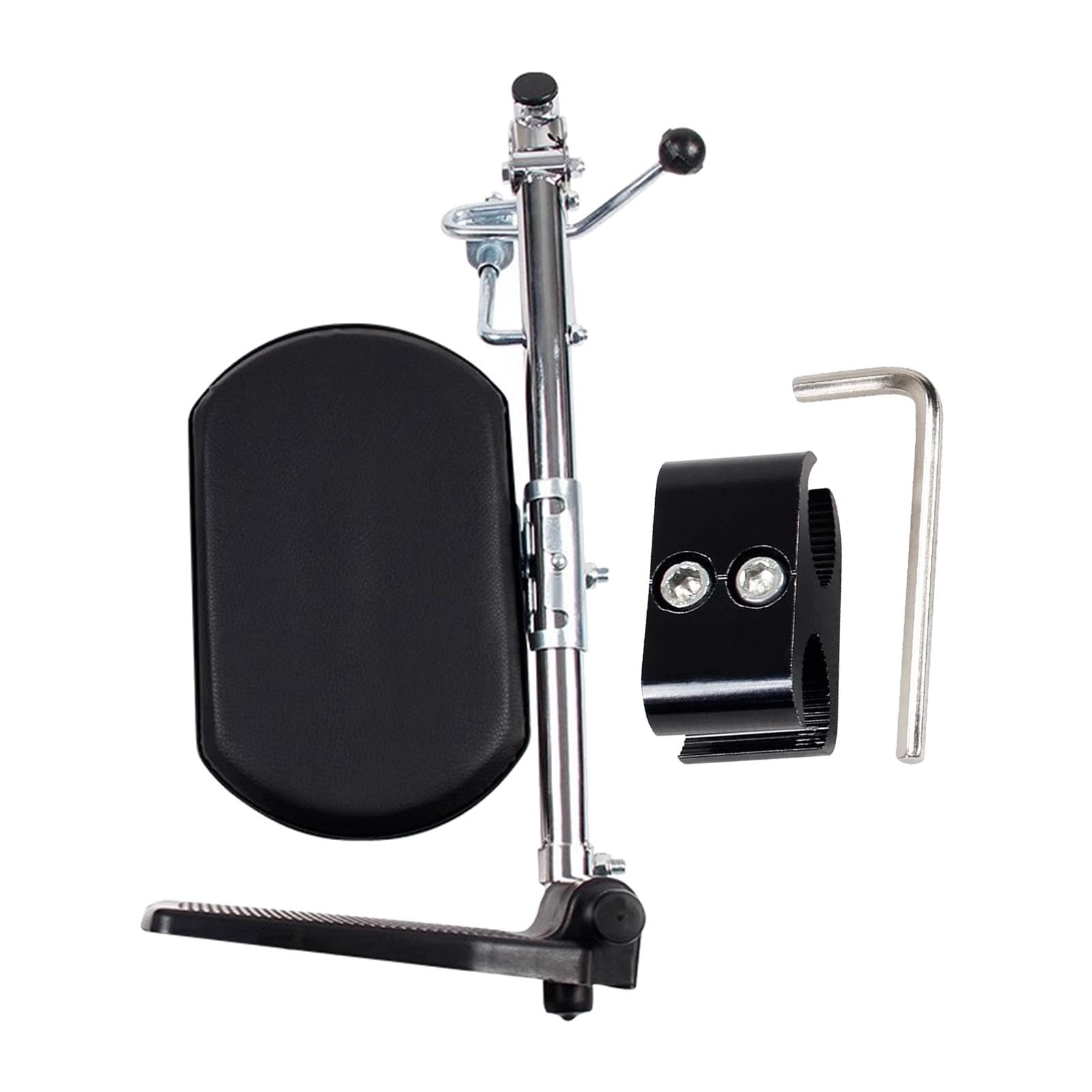 Reposapiés para sillas de ruedas estándar Premium para silla de ruedas, fácil de instalar, derecho, 15 x 10 x 5 cm