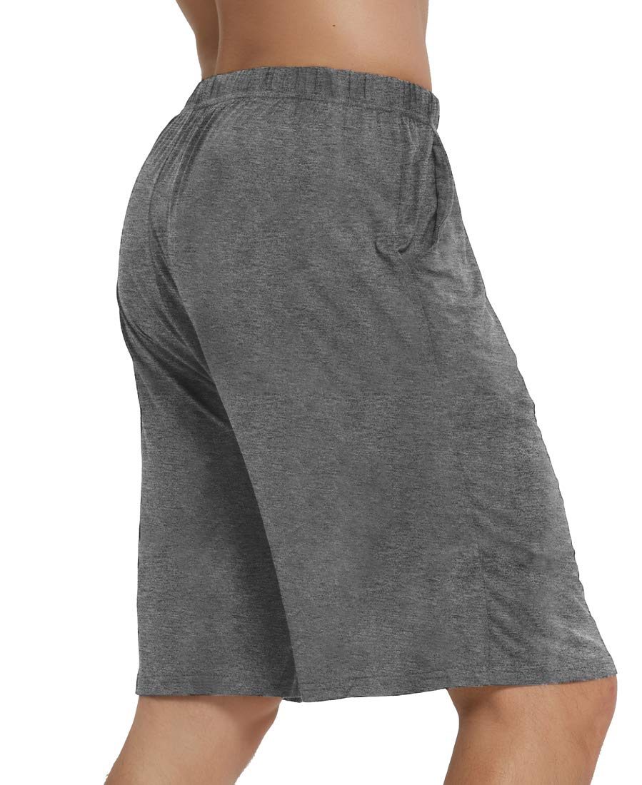 MoFiz Pyjamahose Herren Schlafanzughose Kurz Weiche Schlafshorts Weite Loungewear