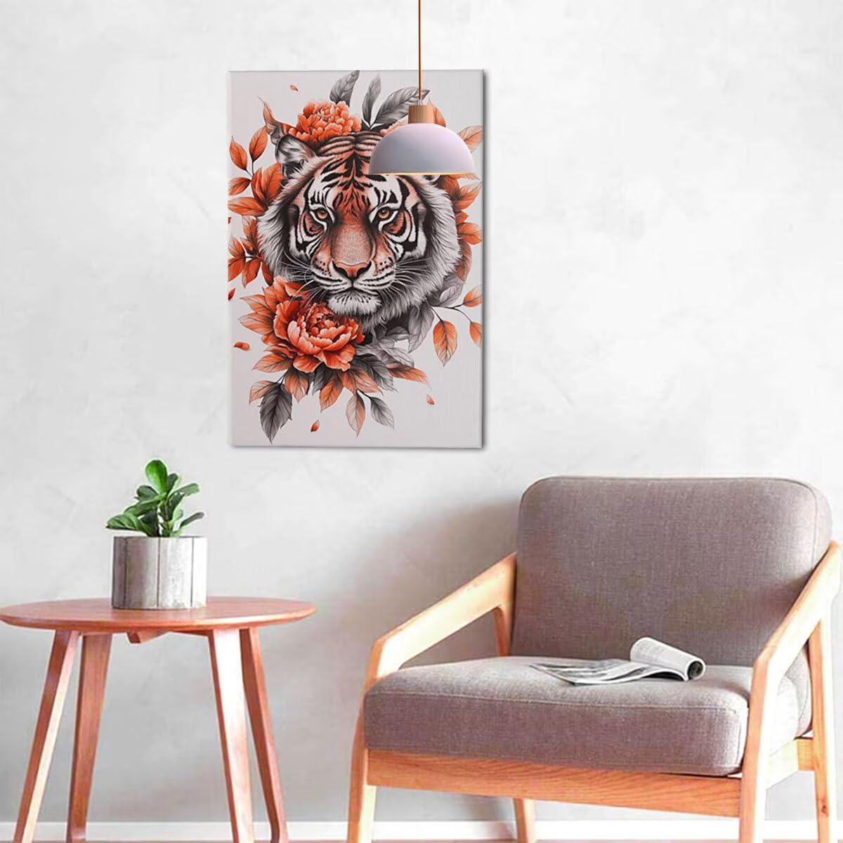 Obraz diamentowy XXL 90 x 120 cm, zestaw do majsterkowania 5D "zrób to sam", obraz dla dzieci, dekoracja pokoju, Halloween, Boże Narodzenie (kwiaty) J-20