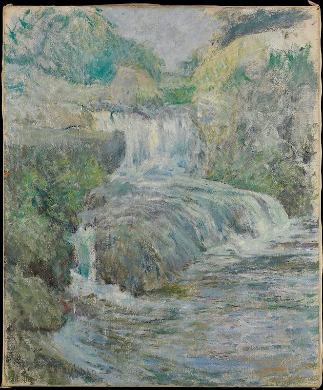 Affiche Toile Cascade John Twachtman reproduction d'art Premium Luxe 60x90cm