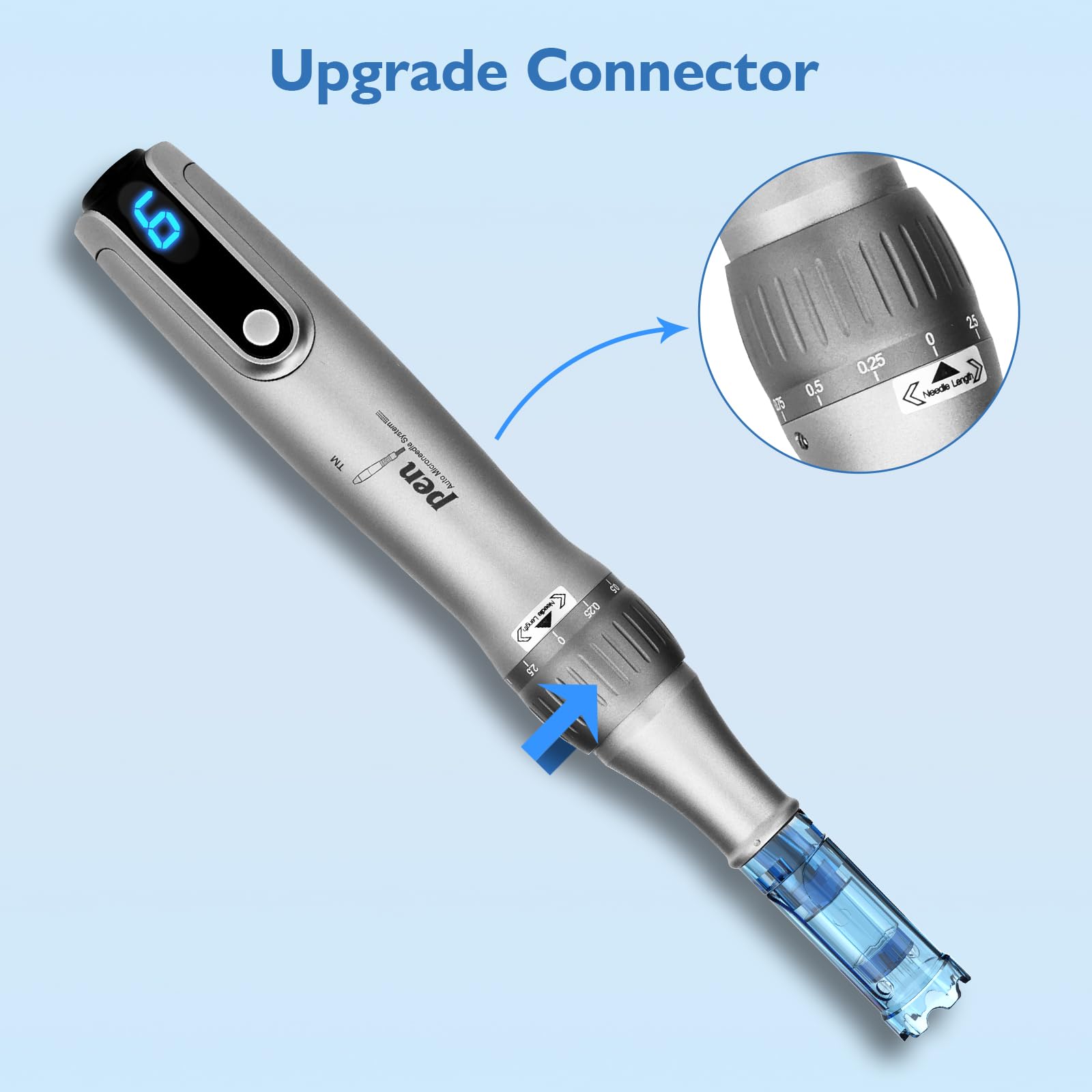 Microneedling Pen M8S professionale Kit con 6pcs Cartucce