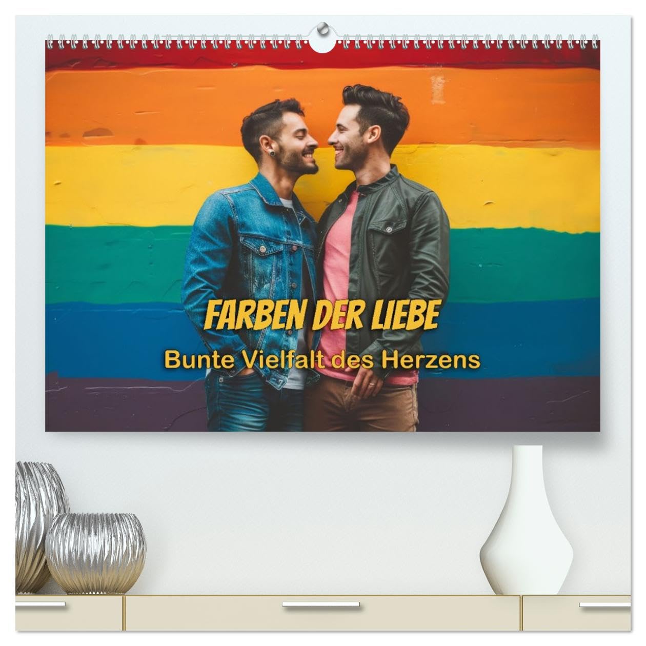 Calendrier Amour 2026 A2 Paysage | Édition Premium d'Art en Brillant