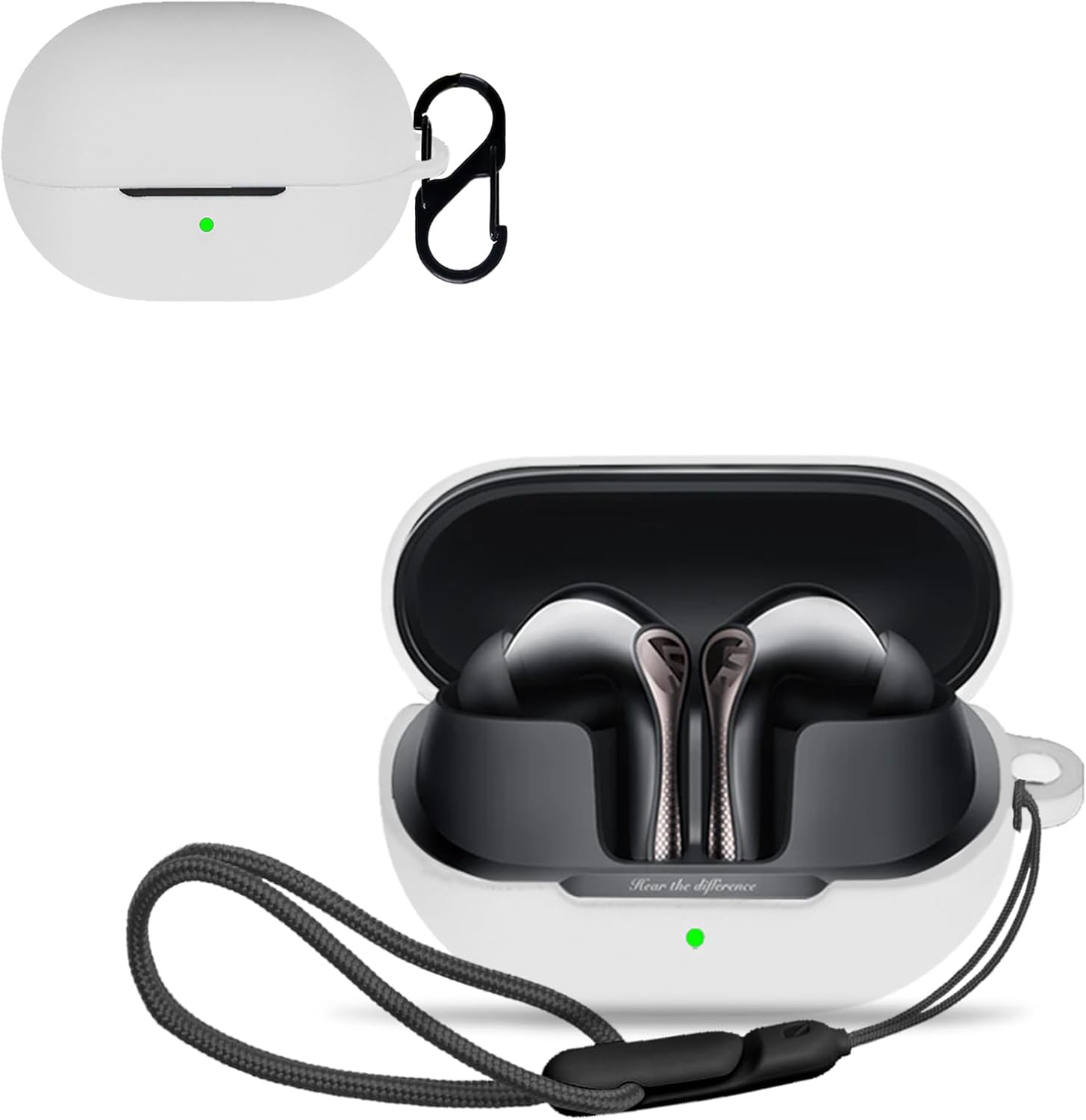 Amazon.co.jp: SoundPEATS Engine 4 用 ケース カバー （カラビナ付き+