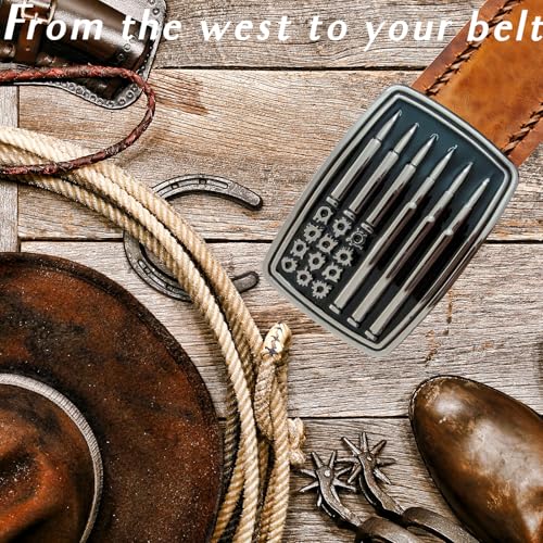 Image of Western Belt Buckles for Men Cowboy Belt Buckle American Bullet Flag Belt Buckles Men Silver