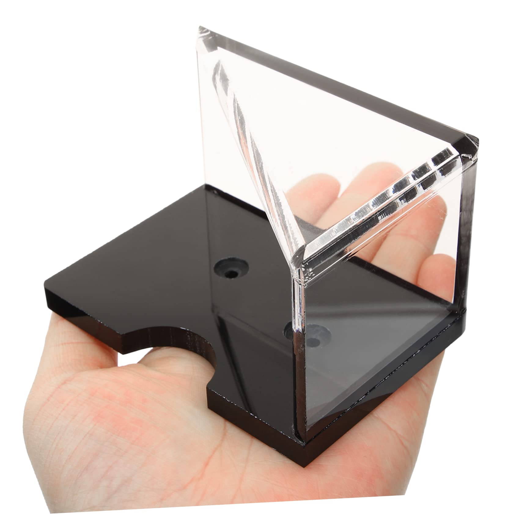 Abaodam Scatola scatola dei rifiuti del rack del poker scatole da poker custodia del mazzo acrilico contenitori supporto trasparente per carte da gioco caso di poker