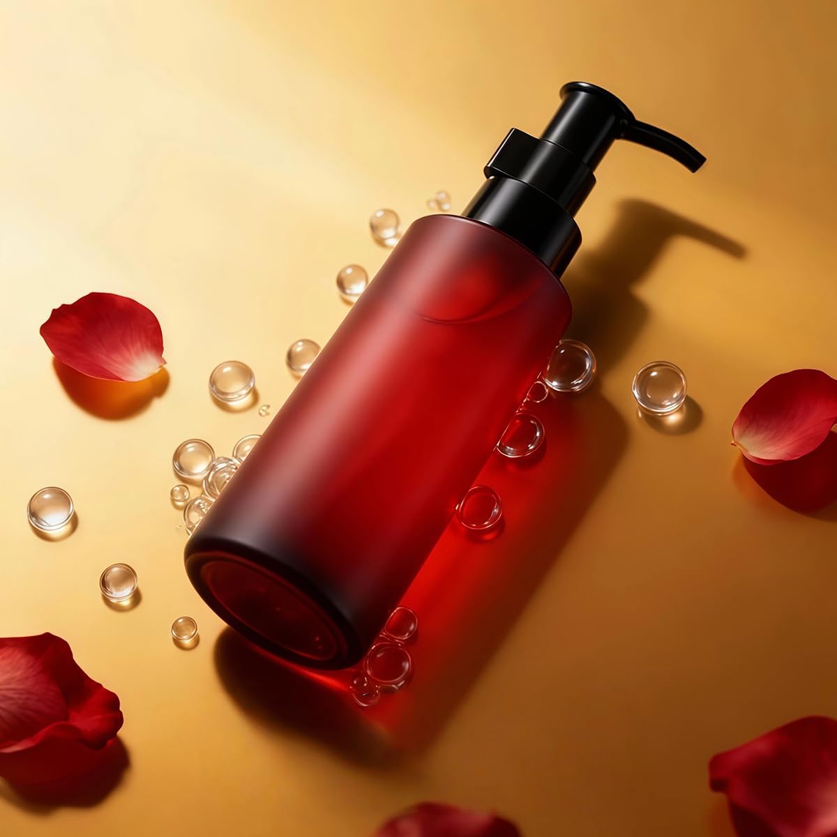 2PCS 100ml/3.4oz Empty Refillable Amber Frosted Glass Lotion Pump Press Bottles Soap Dispensers Containers Jars with Black Pumps for Lotion Liquid Makeup Removel Oil Shampoo - Image 5