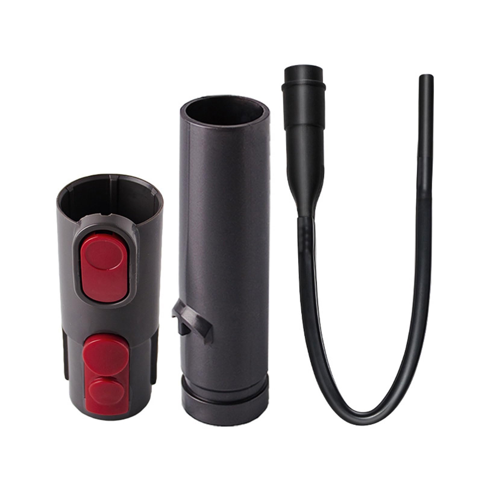 Jazuaiao Vacuum Cleaners Replacement 32mm Vacuum Accessory Kits Flat Suction Tube Conversion Head for V10 Cleaners Flexible Crevice Tool