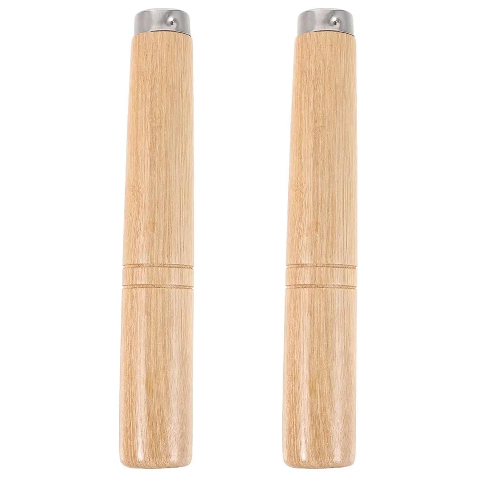 Asa de la tapa de una olla, Reemplazo del mango de la cubierta olla desmontable ajuste universal 10 piezas madera caqui 16,5 cm