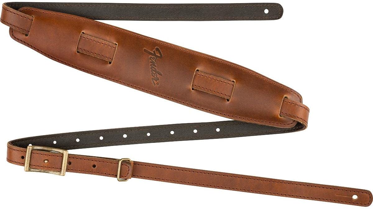 Fender Unisex's Standard Guitar Strap, Cognac, One Size