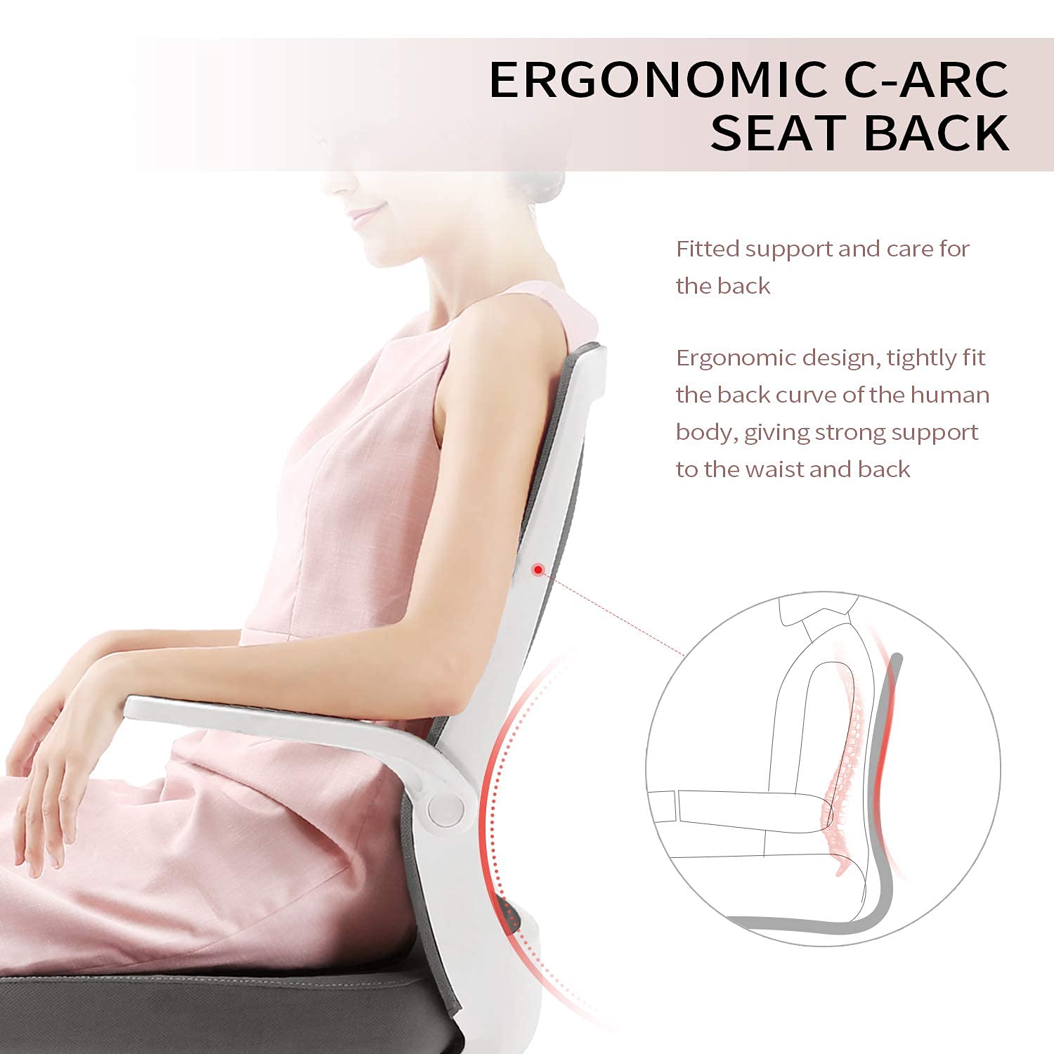 SIHOO Ergonomic Office Chair, Swivel Desk Chair Height Adjustable Mesh