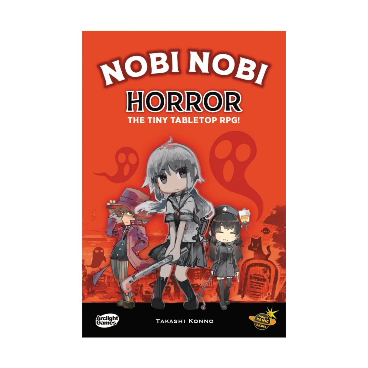 Don't Panic Games | Nobi Nobi Horror | Board Game | Ages 10+ | 1-5 Players | 30-60 Minutes (English Edition)