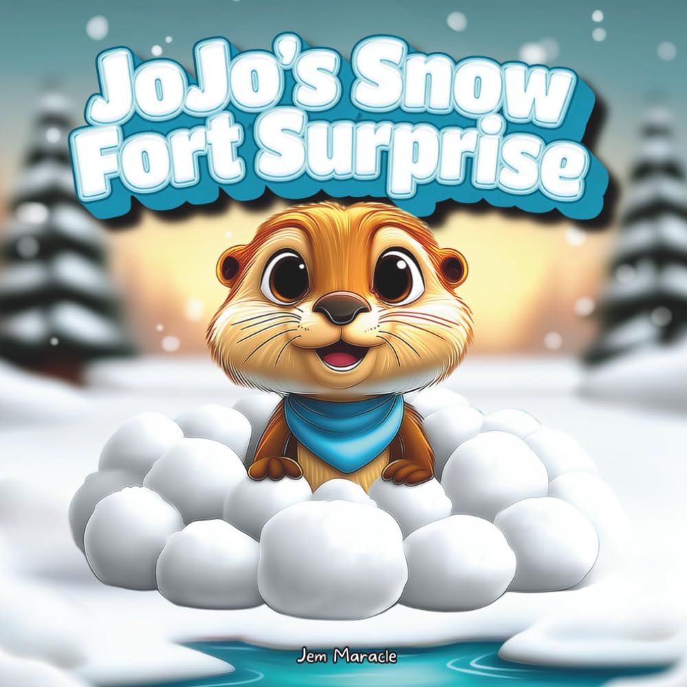 JoJo's Snow Fort Surprise: A Cozy Winter Build (A Rhyming Picture Book Series) (JoJo the Otter's River Adventures Series)