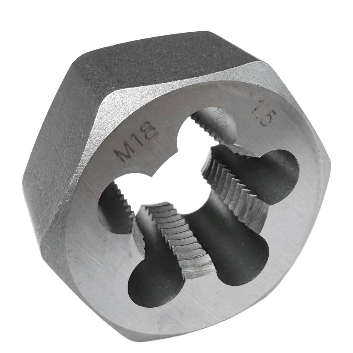 M18x1.5 Metric Hex Rethreading Die Alloy Steel Right Hand Die for Thread Repair and Maintenance