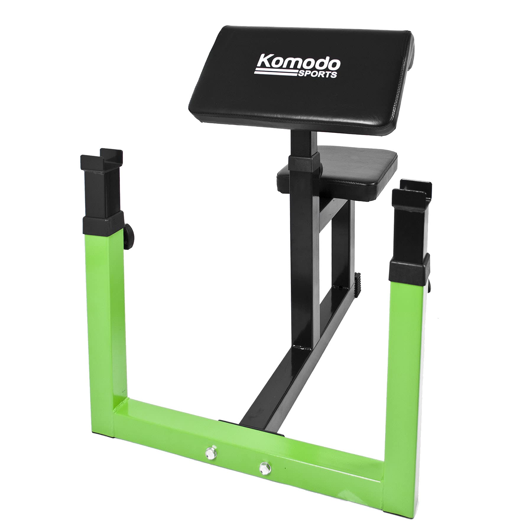 Komodo Preacher Bicep Curl Bench - Home Gym Barbell Curling Rack