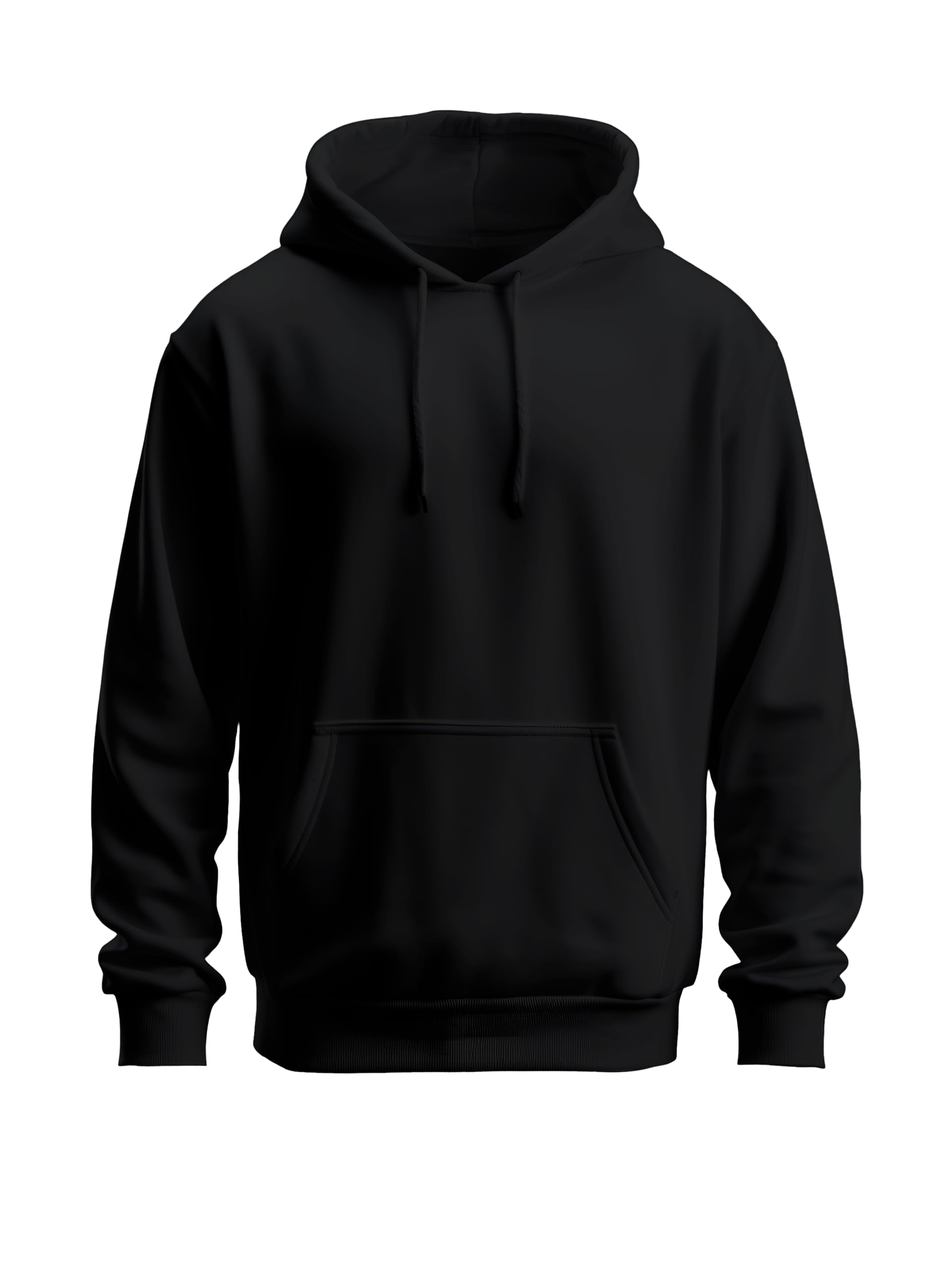 koverify Cotton Blend Plain Relaxed Fit Full Sleeves Hooded Winter wear Hoodies for Men-picture-16