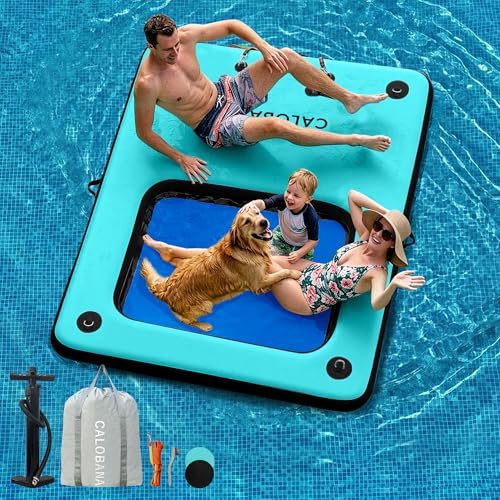 Inflatable Floating Dock with Ladder for Lake Water