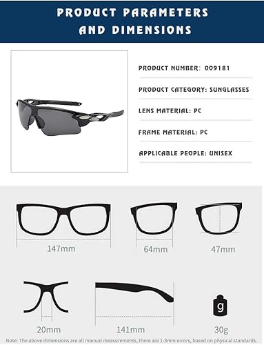 Miniatura 2 de Swanoble UV400 2 Sports Sunglasses for Kids Cycling,Light frame Sunglasses for Boys Girls,Youth Softball Baseball Golf