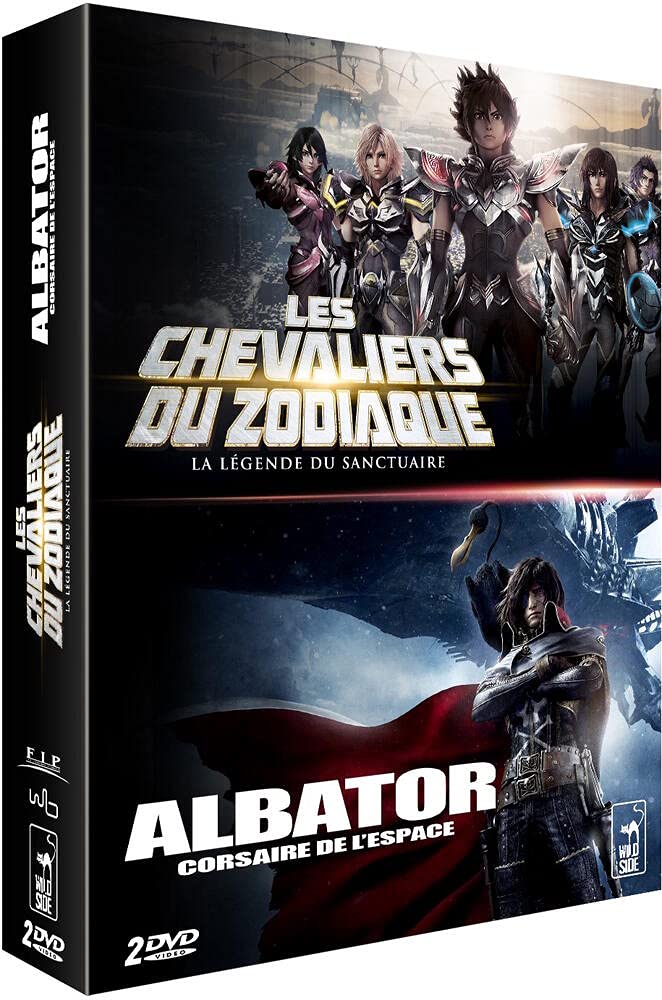 Mangas cultes - 2 films : les chevaliers du zodiaque : la légende du sanctuaire + albator, corsaire de l'espace