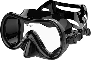 Seac Salina Siltra Masque en PVC-Band adulte Bleu