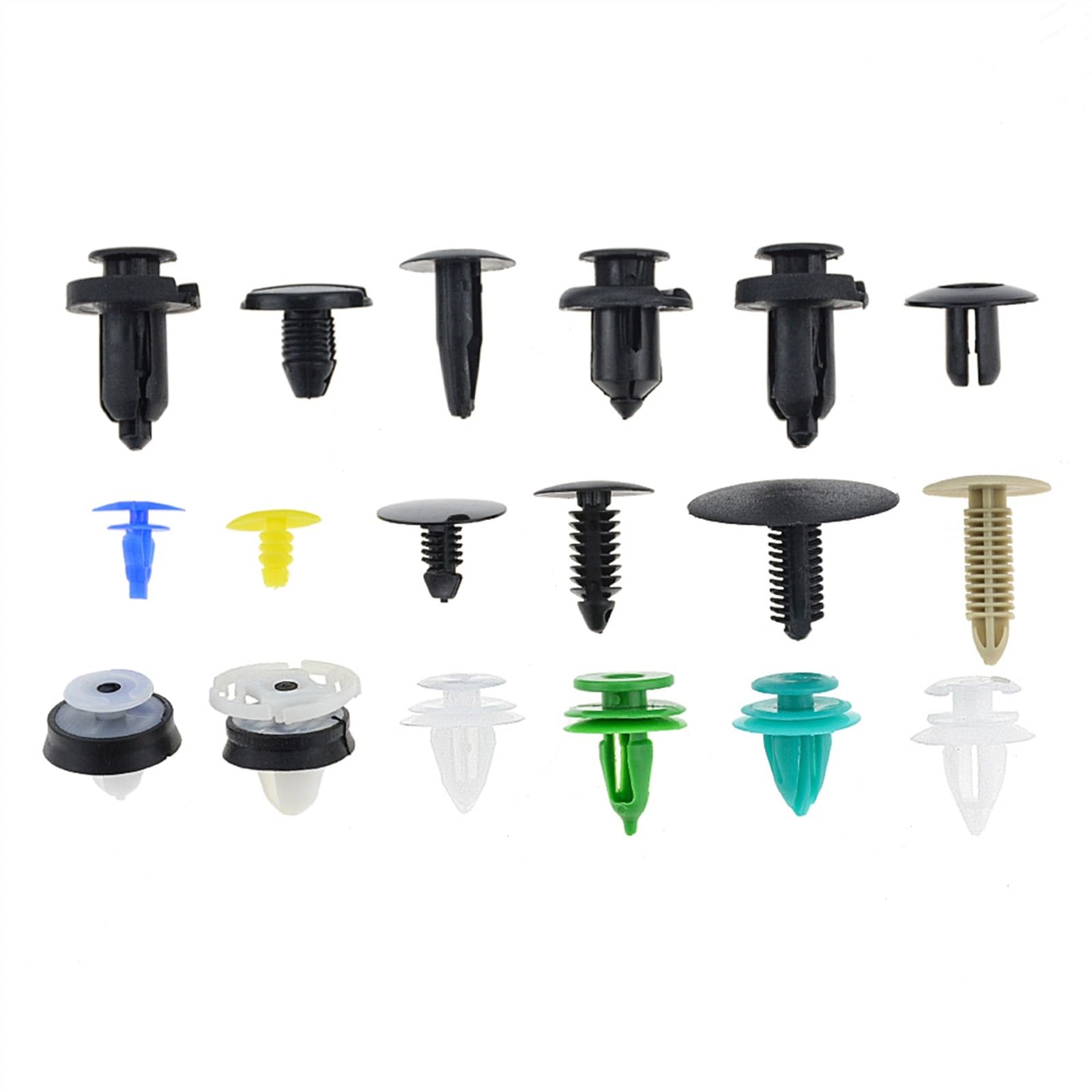 Viti e accessori 500 Pezzi A Tre Strati Ibrida In Scatola Per Auto, Rivestimento Della Portiera Del Paraurti, Rivetto, Cofano Motore, Parafango, Fibbia Di Espansione