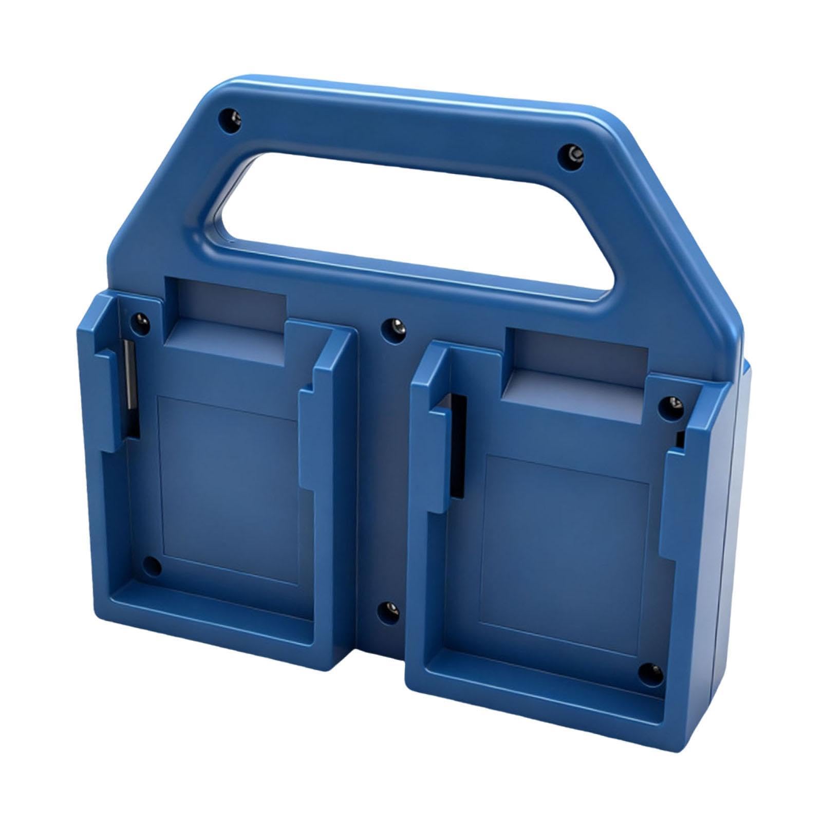 Amagogo Organisateur de Porte-Piles avec poignée, Accessoire d'espace de Travail, Support de Rangement pour Piles pour Atelier/Garage.