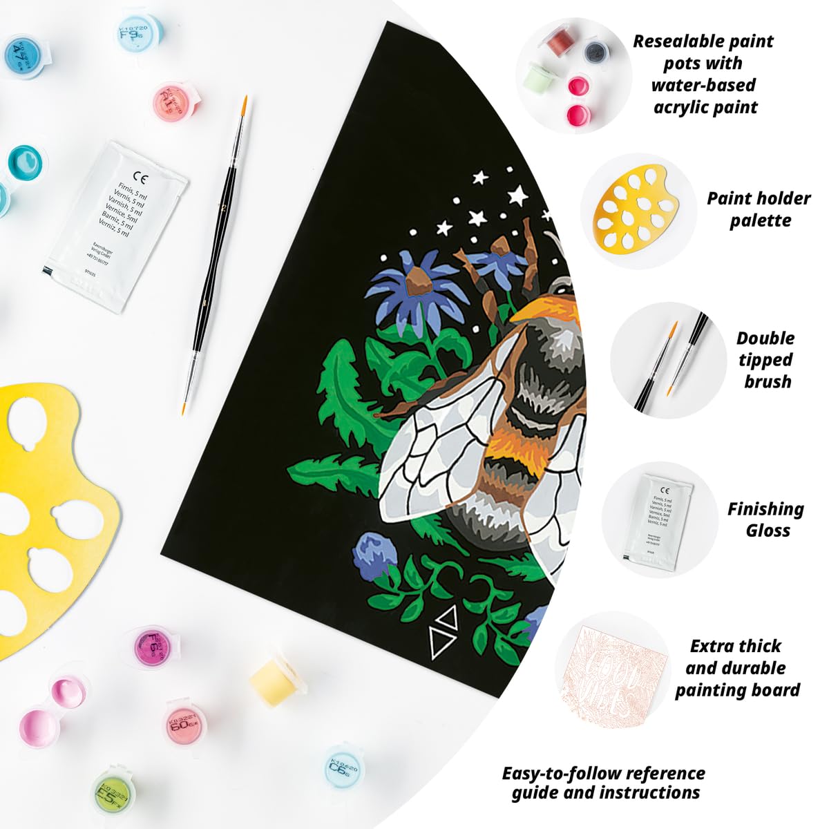 Ravensburger CreArt Pintura Por Números Mapache | Kit De Arte Relajante Para Adultos 14+ | Incluye Tabla De 20x20 Cm, Pincel Y Pinturas