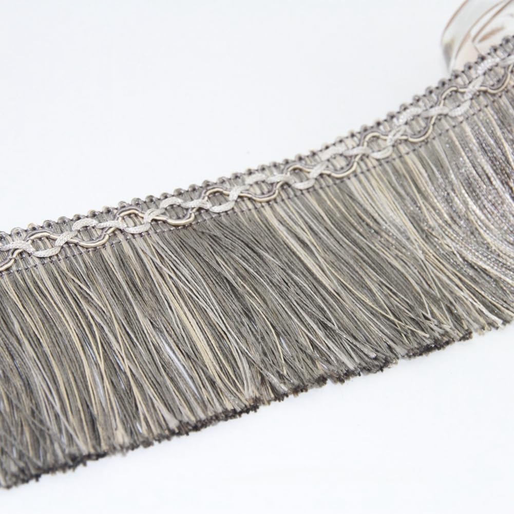 Spitzenband Mit Fransen – 9,1 M Lang, 15,2 Cm Breit, Polyester, Für Kleider & Dekoration