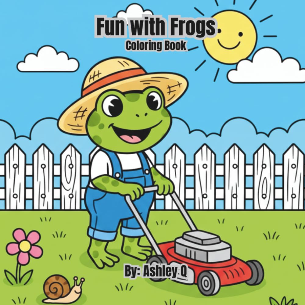 Fun with Frogs Coloring Book: 60 Frogtastic pages