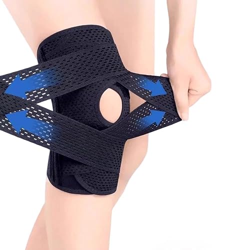 Rodillera eléctrica para articulaciones, almohadillas estabilizadoras de rodilla eléctricas, refuerzo de equipo de protección con potentes resortes