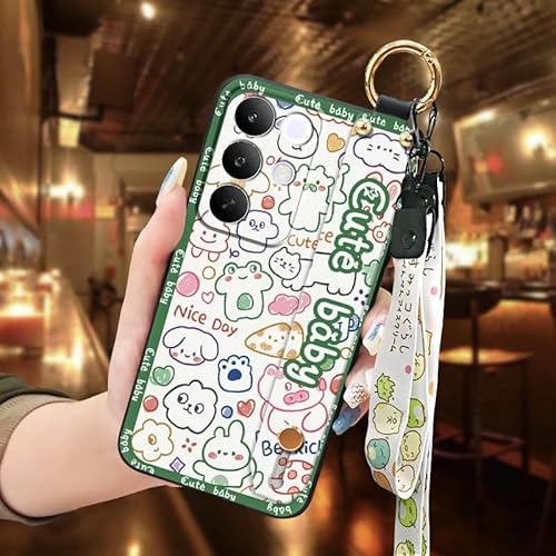 Phone Case Compatible with Realme C85 Pro 4G, Anti-dust Soft case Shockproof Wrist Strap Durable Dirt-resistant Back Cover Phone