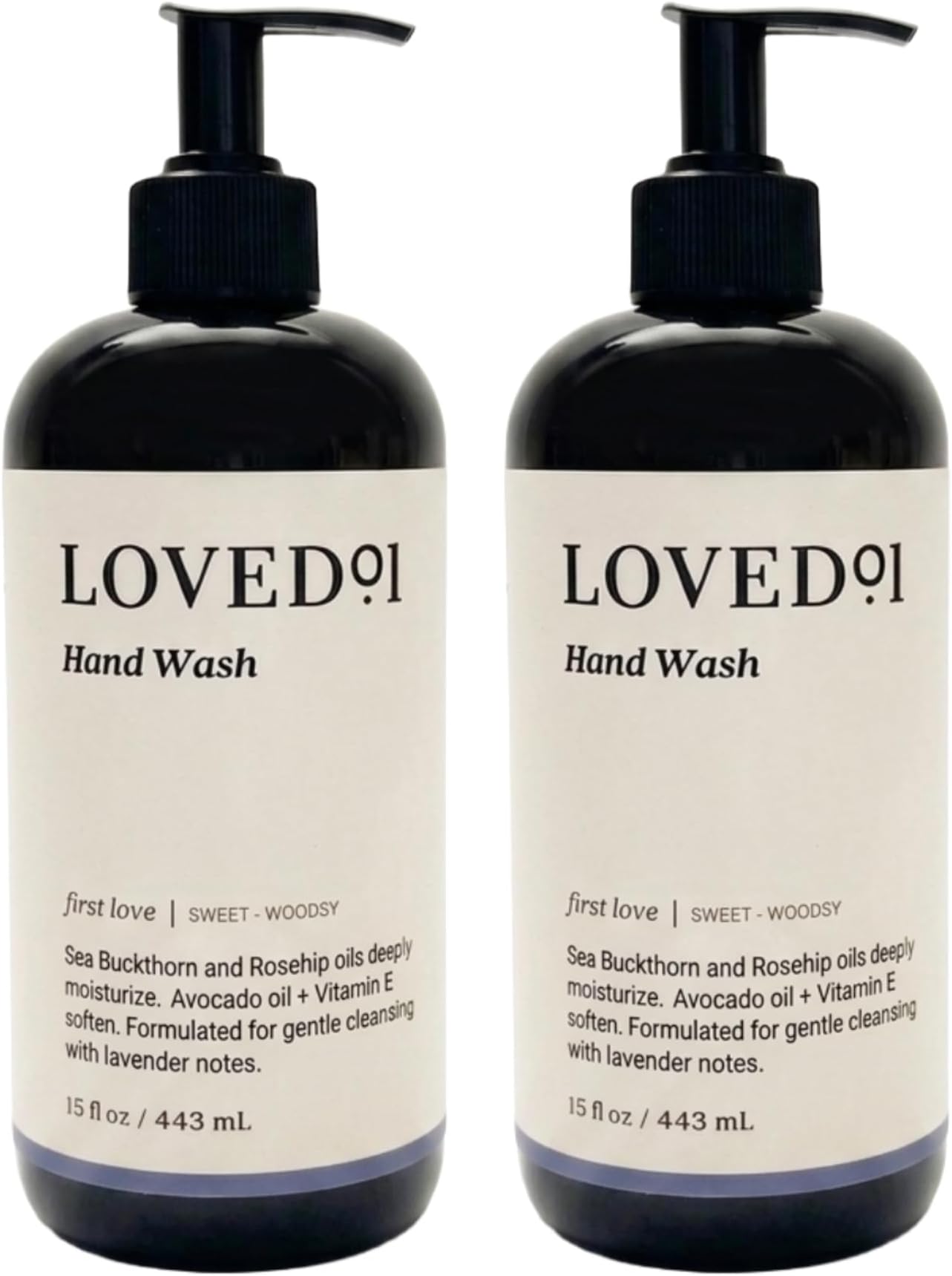 Hand Wash, John Legend Skincare, Liquid Hand Soap, Gentle & Hydrating, Cruelty-Free, Oprah's Favorite Things, Formulated with Nourishing Oils, First Love Lavender Scent, 2-Pack 15 oz each