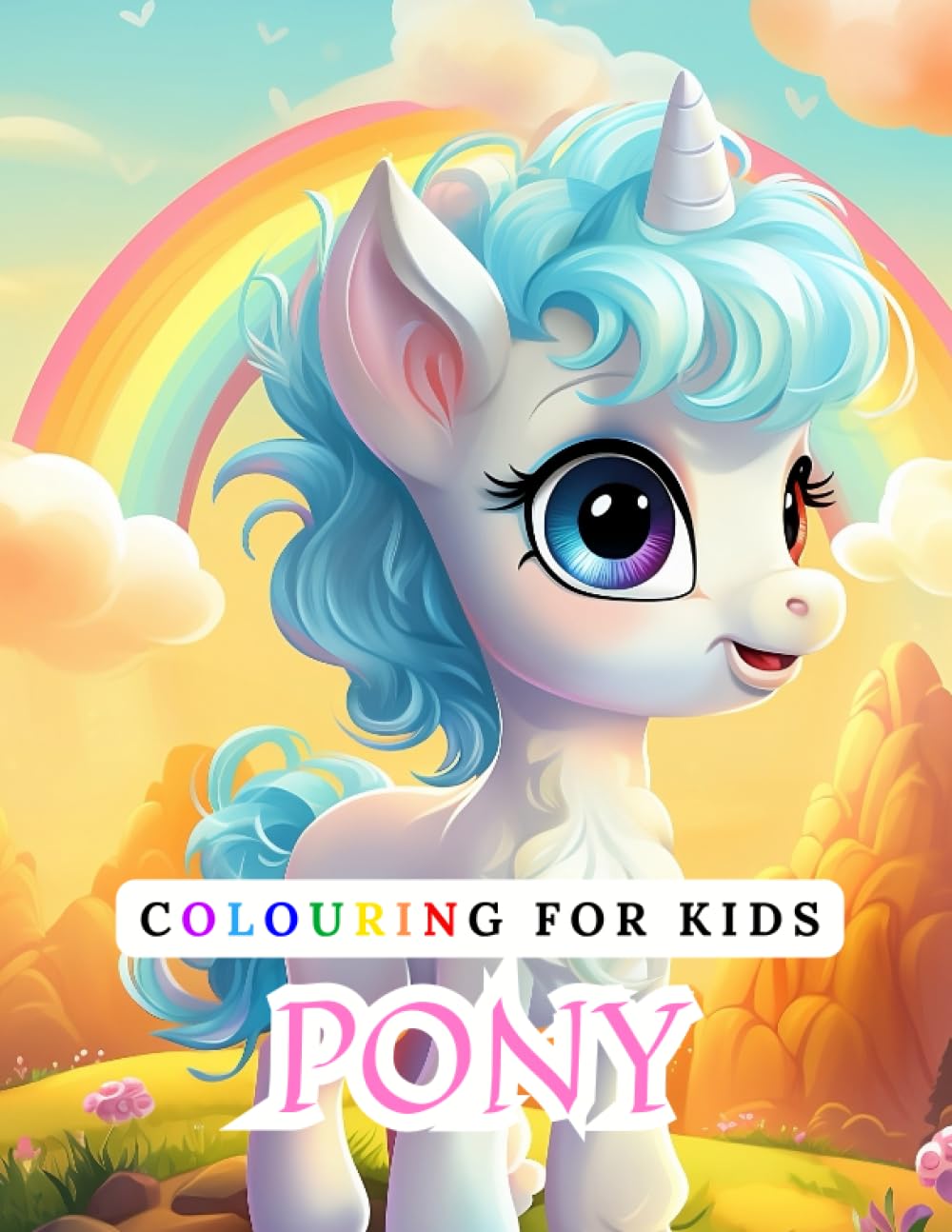 Pony Colouring Book For Kids: " Pony Playtime: A Magical Colouring Adventure", 60 pages - 8.5" x 11"